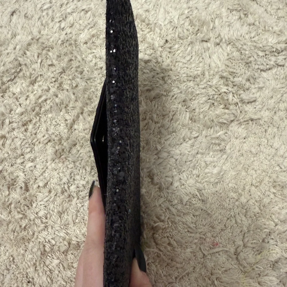 Tory Burch Sparkling Black Clutch